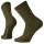 Smartwool Wandersocke Classic Edition Full Cushion Solid (weiche Merinowolle) olivegrün - 1 Paar