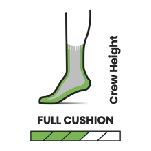 Smartwool Wandersocke Classic Edition Full Cushion (Merinowolle) dunkelgrau - 1 Paar