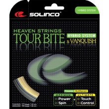 Solinco Tennissaite Tour Bite & Vanquish Hybrid (Haltbarkeit+Komfort) 12m Set