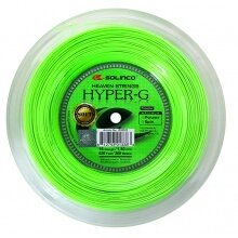 Solinco Tennissaite Hyper G SOFT (Haltbarkeit+Touch) grün 200m Rolle