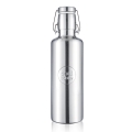 soulbottles Trinkflasche steel light (Edelstahl, Edelstahlbügel) 750ml silber