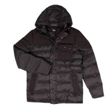 Spalding Winterjacke Parka mit Kapuze schwarz Herren