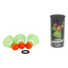 Speedminton® Bälle Speeder Cross (bis 300kmh) Dose 3er + 1x Windring