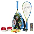 Speedminton® Set S700 Medium (2x Premium-Alu-Schläger, EasyCourt, 5xSpeeder, 4xSpeedlights, Tasche)