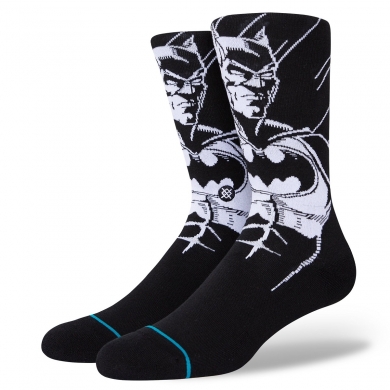 Stance Tagessocke Crew The Batman Infiknit schwarz - 1 Paar