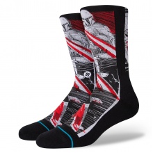 Stance Tagessocke Crew Manga Boba Infiknit schwarz/rot - 1 Paar