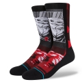 Stance Tagessocke Crew Manga Mudhorn Infiknit schwarz/rot - 1 Paar