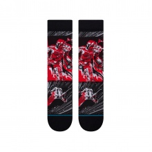 Stance Tagessocke Crew Manga Mando Infiknit schwarz/rot - 1 Paar