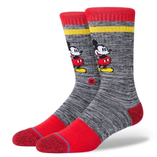 Stance Tagessocke Crew Vintage Disney 2020 Micky Maus grau/rot - 1 Paar