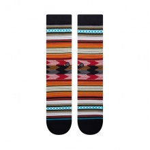 Stance Tagessocke Crew Baron Infiknit schwarz/bunt - 1 Paar