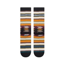 Stance Tagessocke Crew Baron Infiknit taupebraun/bunt - 1 Paar