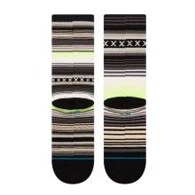 Stance Tagessocke Crew Curren Staple schwarz/grau/bunt - 1 Paar