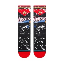 Stance Tagessocke Crew Overspray PHI schwarz/bunt - 1 Paar