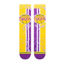 Stance Tagessocke Crew Overspray LAL gelb/violett - 1 Paar