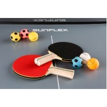 Sunflex Tischtennisball Sport bunt - 6 Stück