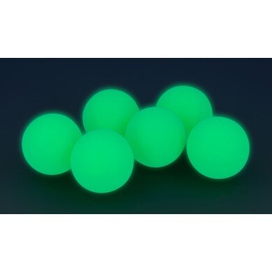 Sunflex Tischtennisball Glowing/Leuchtend grün - 6 Stück