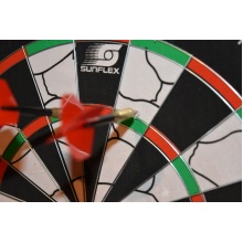 Sunflex Dartscheibe Tournament inkl. 6 Darts