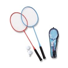 Sunflex Badminton Matchmaker Set (2x Schläger, 2x Bälle, 1x Tasche)