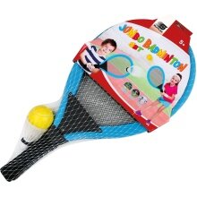 Sunflex Badminton Jumbo Set Junior (2x Schläger, 1x Federball , 1x Schaumstoffball)