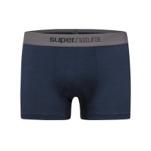 super natural Boxershort Base Mid 175g - Merinowolle - Unterwäsche navyblau Herren