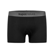 super natural Boxershort Base Mid 175g - Merinowolle - Unterwäsche schwarz Herren