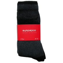 Sympatico Tennissocken Crew (Baumwolle) jeansblau - 3 Paar