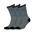 Sympatico Tennissocken Crew (Baumwolle) grau - 3 Paar