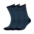 Sympatico Tennissocken Crew (Baumwolle) jeansblau - 3 Paar