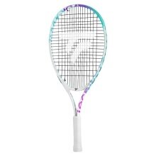 Tecnifibre Kinder-Tennisschläger Tempo Iga 23in/200g (6-9 Jahre) 2025 weiss/violett - besaitet -