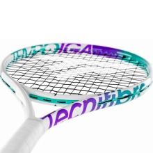 Tecnifibre Kinder-Tennisschläger Tempo Iga 26in/250g (11-14 Jahre) 2025 weiss/violett - besaitet -