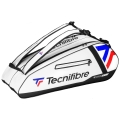 Tecnifibre Tennis-Racketbag Tour Endurance (Schlägertasche, 2 Hauptfächer) 2025 weiss 6er