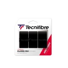 Tecnifibre Overgrip Players Pro 0.5mm (Schweissabsorption) schwarz 3er