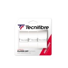 Tecnifibre Overgrip Players Dry 0.4mm (Schweissabsorption, dünn) weiss 3er