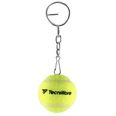 Tecnifibre Schlüsselanhänger Mini-Tennisball 4cm gelb - 1 Stück