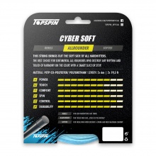 Besaitung mit Topspin Cyber Soft hellblau