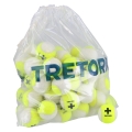 Tretorn Tennisbälle Plus Training (drucklos) gelb/weiss 72er im Polybag