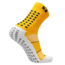 TRUsox Sportsocke Crew Cushion Mid-Calf gelb Herren - 1 Paar