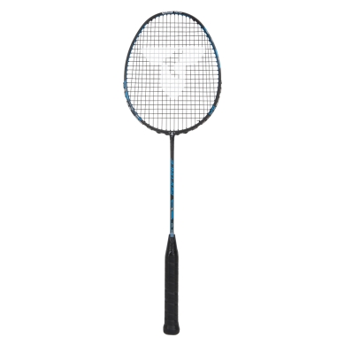 Talbot Torro Badmintonschläger IsoForce 411 (87g/ausgewogen/mittel) schwarz - besaitet -