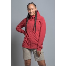 Tatonka Softshelljacke Cesi Hooded (winddicht, atmungsaktiv) rot Damen