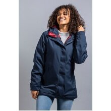 Tatonka Winterjacke Stir Hooded (wasser- und winddicht, atmungsaktiv) dunkelblau Damen