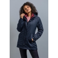 Tatonka Ganzjahres-Kurzmantel Naika 3in1 Coat (wasser- und winddicht, Innenmantel herausnehmbar) graublau Damen