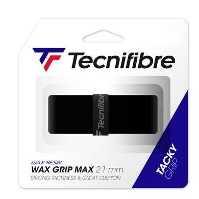 Tecnifibre Basisband Wax Max Grip 2.1mm schwarz - 1 Stück