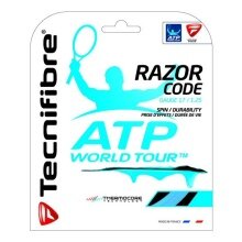 Besaitung mit Tecnifibre Tecnifibre Tennissaite Razor Code blau