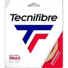 Tecnifibre Tennissaite Triax (Spielgefühl+Armschonung) natur 12m Set