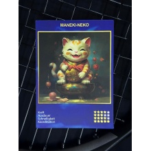 Tennis Balance Schwingungsdämpfer Maneki-Neko rot - 1 Stück