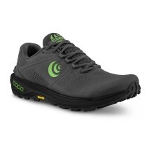 Topo Laufschuhe Terraventure 4 (Trail, breitere Zehenbox) dunkelgrau/grün Herren