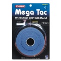 Tourna Overgrip Mega Tac (extreme Griffigkeit, haltbar, breit) blau 10er