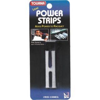 Tourna Bleiband Power Stripes H-Form silber (6x Bleistreifen je 3 Gramm)