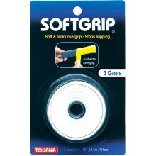 Tourna Overgrip Softgrip weiss 3er