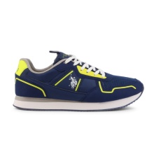 U.S. Polo Assn. Sneaker NOBIL004M-BLU blau/gelb Herren